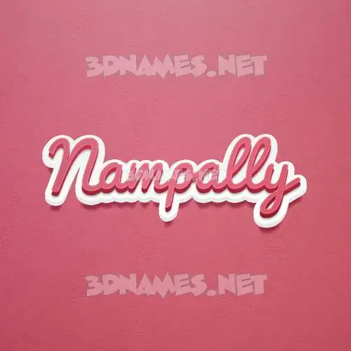 nampally in Red Scribble style - 3D name wallpaper nampally in Red Scribble style - 3D name wallpaper