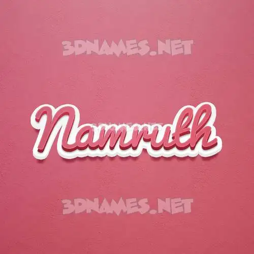 namruth in Red Scribble style - 3D name wallpaper namruth in Red Scribble style - 3D name wallpaper