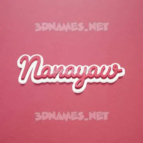 nanayaw in Red Scribble style - 3D name wallpaper nanayaw in Red Scribble style - 3D name wallpaper