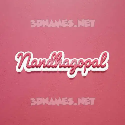 nandhagopal in Red Scribble style - 3D name wallpaper nandhagopal in Red Scribble style - 3D name wallpaper