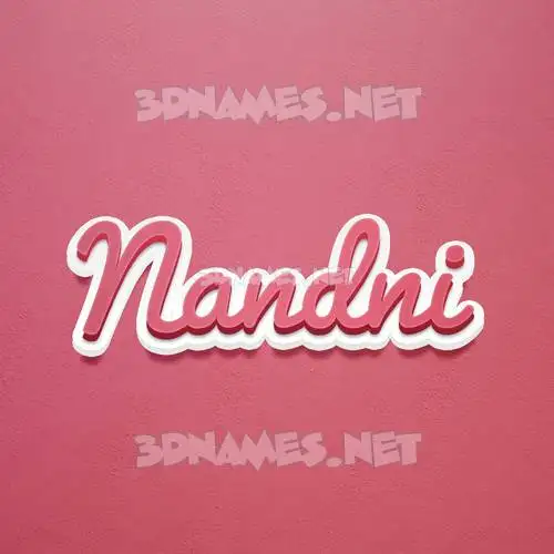 nandni in Red Scribble style - 3D name wallpaper nandni in Red Scribble style - 3D name wallpaper