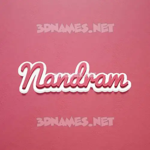 nandram in Red Scribble style - 3D name wallpaper nandram in Red Scribble style - 3D name wallpaper