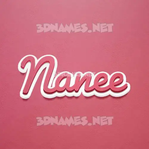 nanee in Red Scribble style - 3D name wallpaper nanee in Red Scribble style - 3D name wallpaper