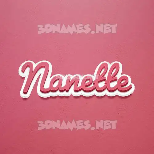 nanette in Red Scribble style - 3D name wallpaper nanette in Red Scribble style - 3D name wallpaper