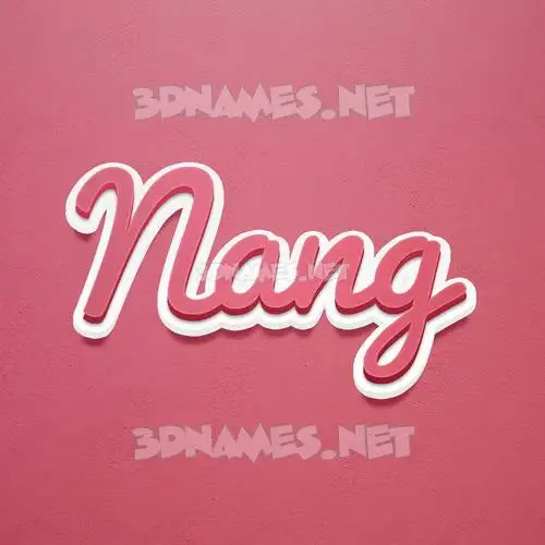 nang in Red Scribble style - 3D name wallpaper nang in Red Scribble style - 3D name wallpaper