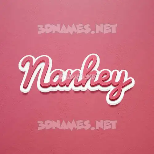 nanhey in Red Scribble style - 3D name wallpaper nanhey in Red Scribble style - 3D name wallpaper