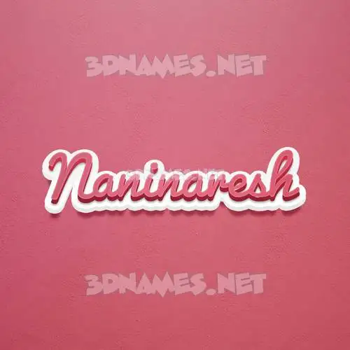 naninaresh in Red Scribble style - 3D name wallpaper naninaresh in Red Scribble style - 3D name wallpaper