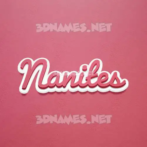 nanites in Red Scribble style - 3D name wallpaper nanites in Red Scribble style - 3D name wallpaper