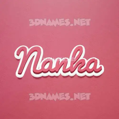 nanka in Red Scribble style - 3D name wallpaper nanka in Red Scribble style - 3D name wallpaper