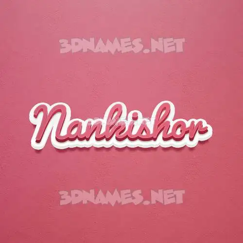 nankishor in Red Scribble style - 3D name wallpaper nankishor in Red Scribble style - 3D name wallpaper