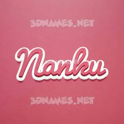 nanku in Red Scribble style - 3D name wallpaper nanku in Red Scribble style - 3D name wallpaper