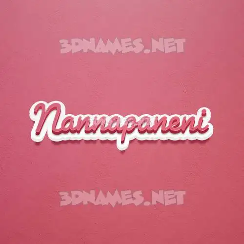 nannapaneni in Red Scribble style - 3D name wallpaper nannapaneni in Red Scribble style - 3D name wallpaper