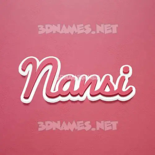nansi in Red Scribble style - 3D name wallpaper nansi in Red Scribble style - 3D name wallpaper