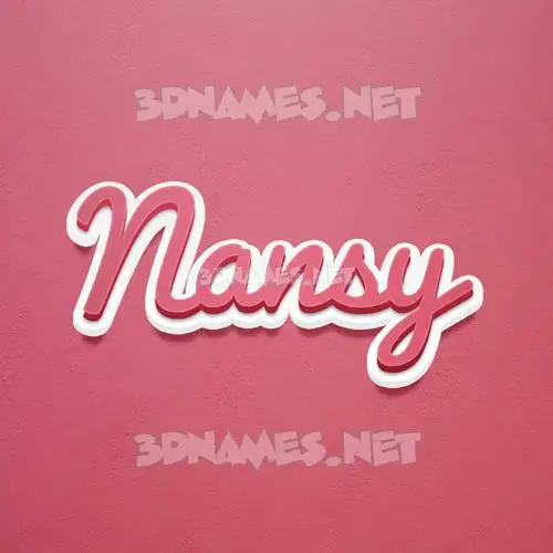nansy in Red Scribble style - 3D name wallpaper nansy in Red Scribble style - 3D name wallpaper