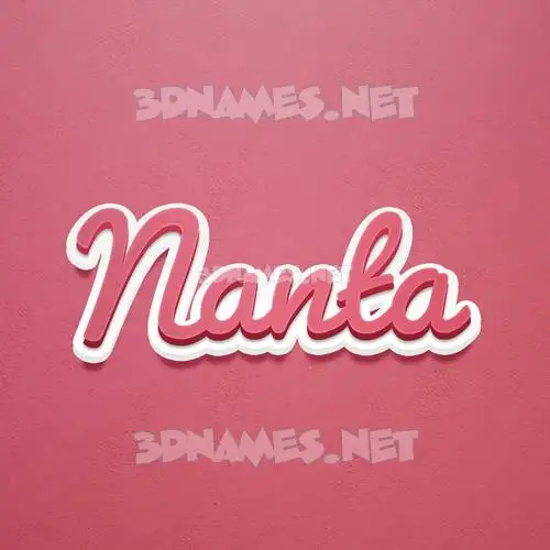 nanta in Red Scribble style - 3D name wallpaper nanta in Red Scribble style - 3D name wallpaper