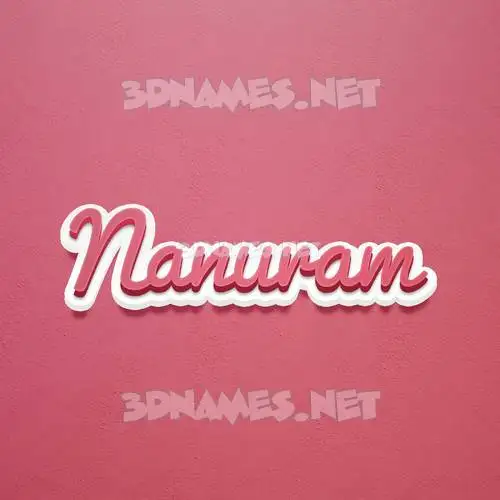 nanuram in Red Scribble style - 3D name wallpaper nanuram in Red Scribble style - 3D name wallpaper