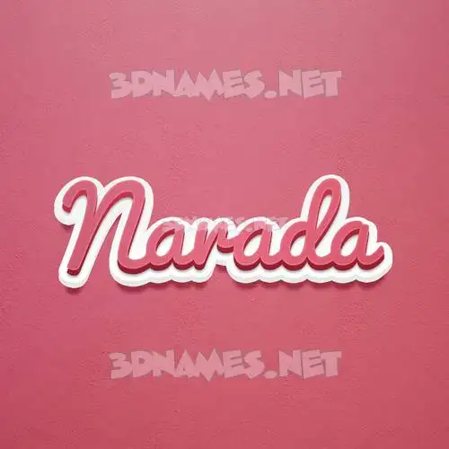 narada in Red Scribble style - 3D name wallpaper narada in Red Scribble style - 3D name wallpaper