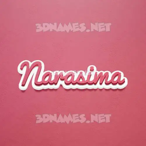 narasima in Red Scribble style - 3D name wallpaper narasima in Red Scribble style - 3D name wallpaper