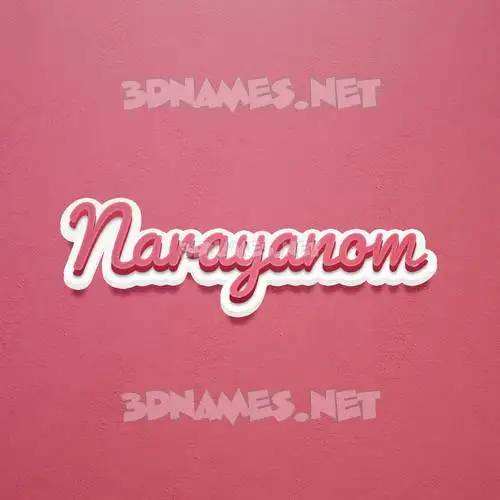 narayanom in Red Scribble style - 3D name wallpaper narayanom in Red Scribble style - 3D name wallpaper