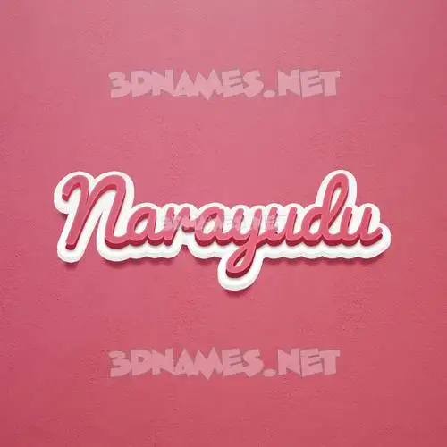 narayudu in Red Scribble style - 3D name wallpaper narayudu in Red Scribble style - 3D name wallpaper