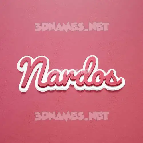 nardos in Red Scribble style - 3D name wallpaper nardos in Red Scribble style - 3D name wallpaper