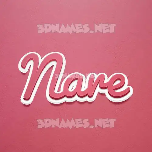 nare in Red Scribble style - 3D name wallpaper nare in Red Scribble style - 3D name wallpaper