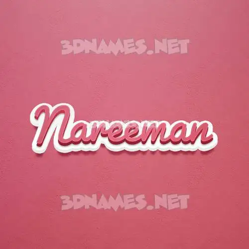 nareeman in Red Scribble style - 3D name wallpaper nareeman in Red Scribble style - 3D name wallpaper