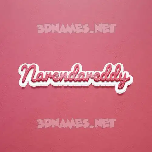 narendareddy in Red Scribble style - 3D name wallpaper narendareddy in Red Scribble style - 3D name wallpaper