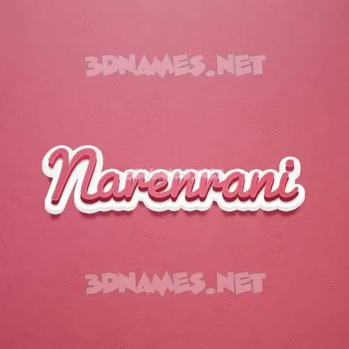 narenrani in Red Scribble style - 3D name wallpaper narenrani in Red Scribble style - 3D name wallpaper