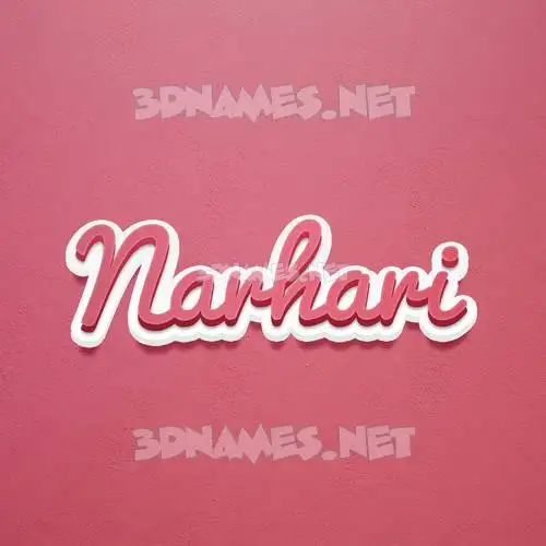 narhari in Red Scribble style - 3D name wallpaper narhari in Red Scribble style - 3D name wallpaper