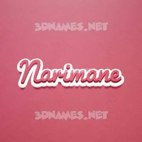 narimane in Red Scribble style - 3D name wallpaper narimane in Red Scribble style - 3D name wallpaper