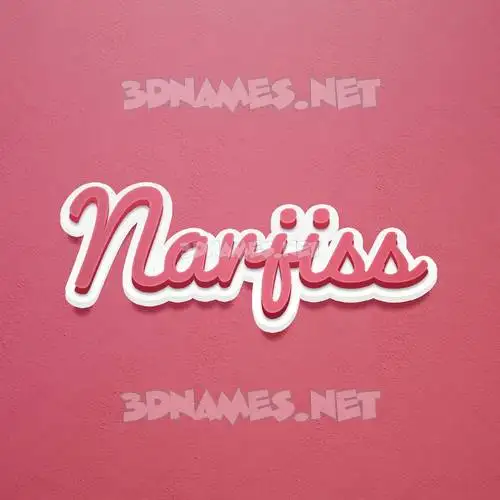 narjiss in Red Scribble style - 3D name wallpaper narjiss in Red Scribble style - 3D name wallpaper