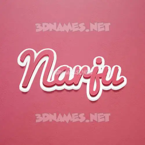 narju in Red Scribble style - 3D name wallpaper narju in Red Scribble style - 3D name wallpaper