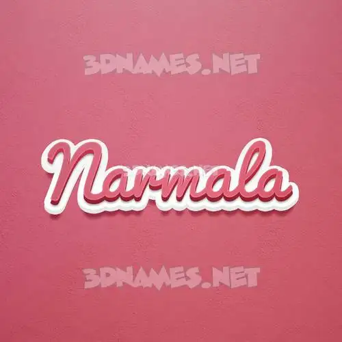narmala in Red Scribble style - 3D name wallpaper narmala in Red Scribble style - 3D name wallpaper