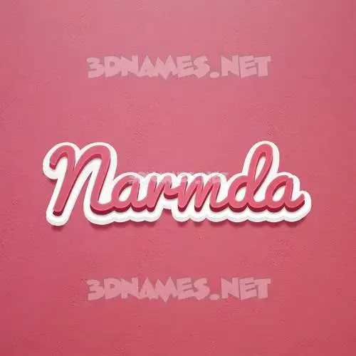 narmda in Red Scribble style - 3D name wallpaper narmda in Red Scribble style - 3D name wallpaper