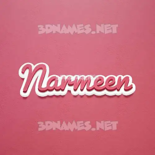 narmeen in Red Scribble style - 3D name wallpaper narmeen in Red Scribble style - 3D name wallpaper