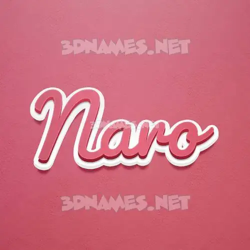 naro in Red Scribble style - 3D name wallpaper naro in Red Scribble style - 3D name wallpaper