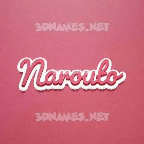 narouto in Red Scribble style - 3D name wallpaper narouto in Red Scribble style - 3D name wallpaper