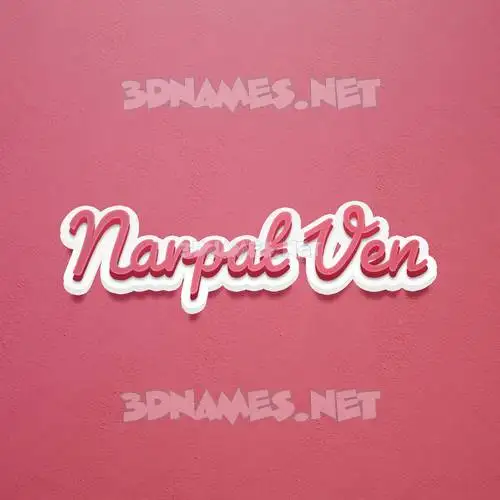 narpat ven in Red Scribble style - 3D name wallpaper narpat ven in Red Scribble style - 3D name wallpaper