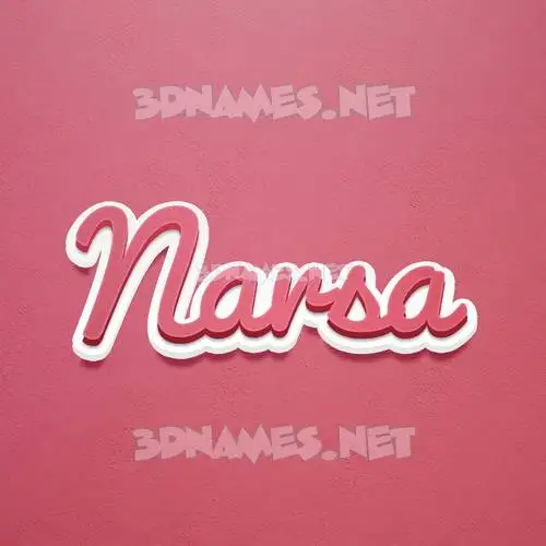narsa in Red Scribble style - 3D name wallpaper narsa in Red Scribble style - 3D name wallpaper