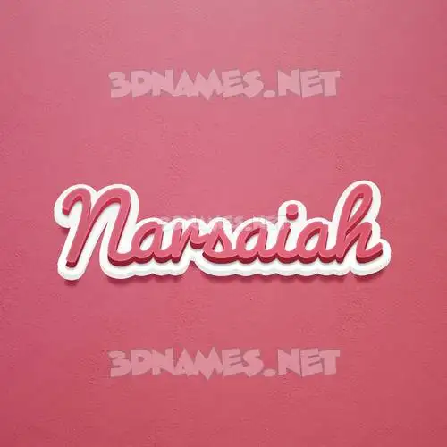narsaiah in Red Scribble style - 3D name wallpaper narsaiah in Red Scribble style - 3D name wallpaper