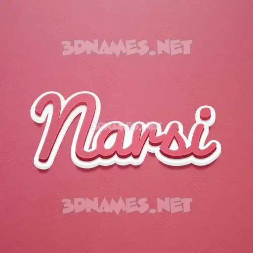 narsi in Red Scribble style - 3D name wallpaper narsi in Red Scribble style - 3D name wallpaper