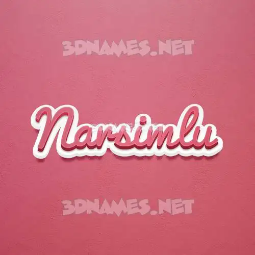narsimlu in Red Scribble style - 3D name wallpaper narsimlu in Red Scribble style - 3D name wallpaper