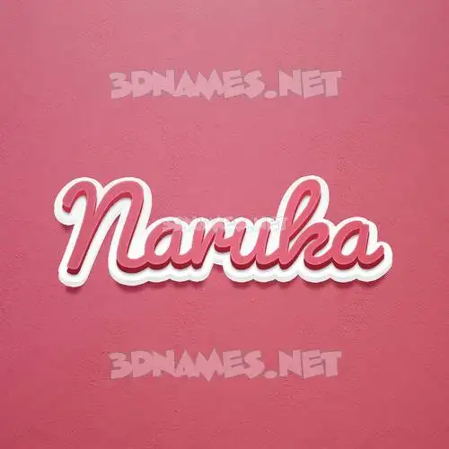 naruka in Red Scribble style - 3D name wallpaper naruka in Red Scribble style - 3D name wallpaper