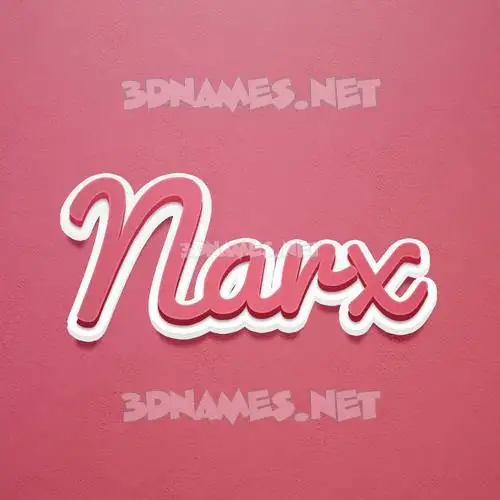 narx in Red Scribble style - 3D name wallpaper narx in Red Scribble style - 3D name wallpaper