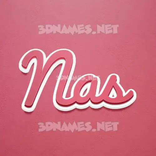 nas in Red Scribble style - 3D name wallpaper nas in Red Scribble style - 3D name wallpaper