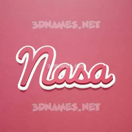 nasa in Red Scribble style - 3D name wallpaper nasa in Red Scribble style - 3D name wallpaper