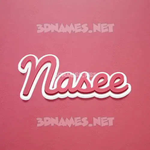nasee in Red Scribble style - 3D name wallpaper nasee in Red Scribble style - 3D name wallpaper