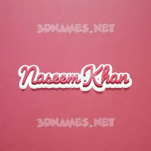 naseem khan in Red Scribble style - 3D name wallpaper naseem khan in Red Scribble style - 3D name wallpaper