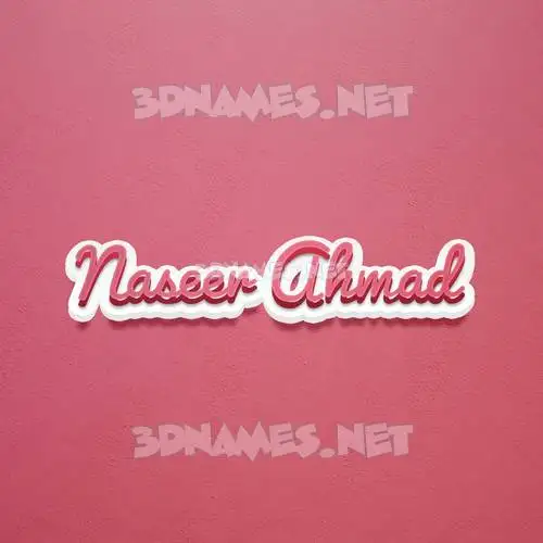 naseer ahmad in Red Scribble style - 3D name wallpaper naseer ahmad in Red Scribble style - 3D name wallpaper